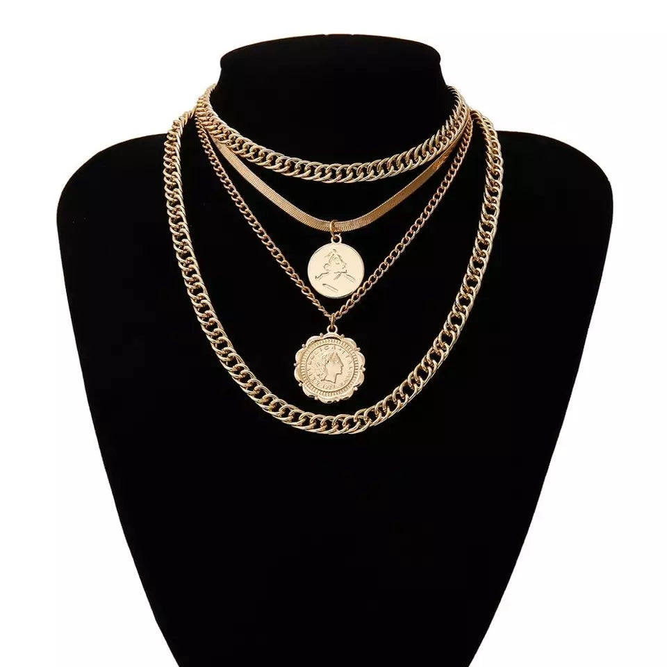 Layered Style 16 - Necklace