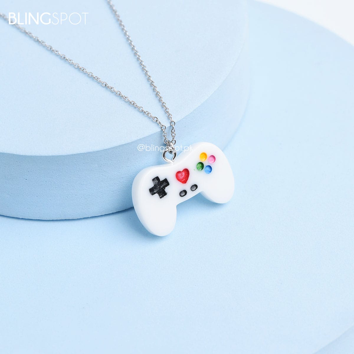 White Controller - Necklace