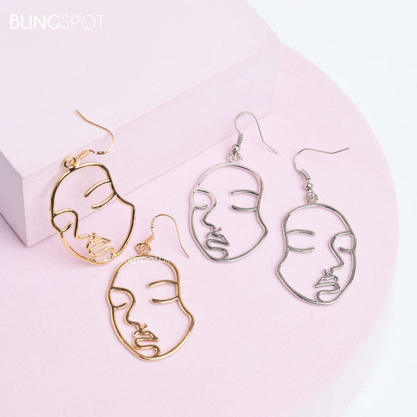 Abstract Faces - Earrings