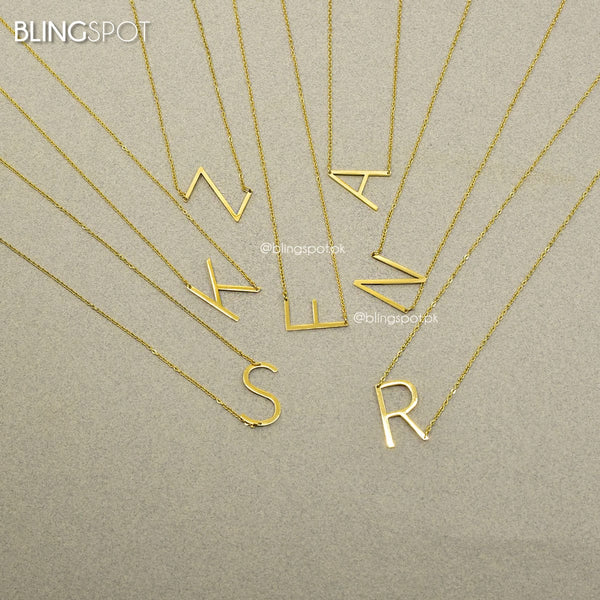 Gold Initials - Necklace