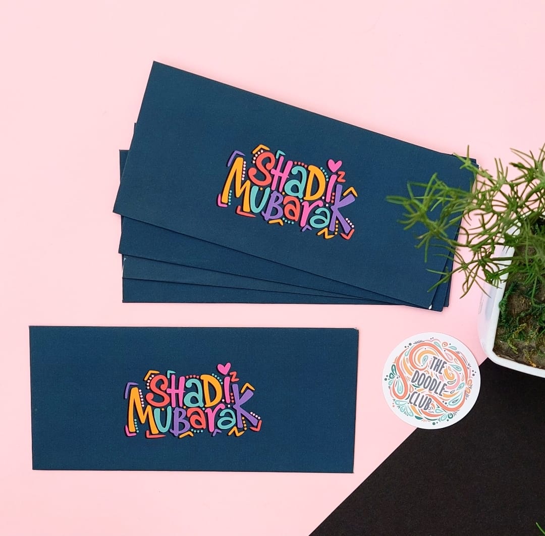 Navy Shadi Mubarak - Envelopes