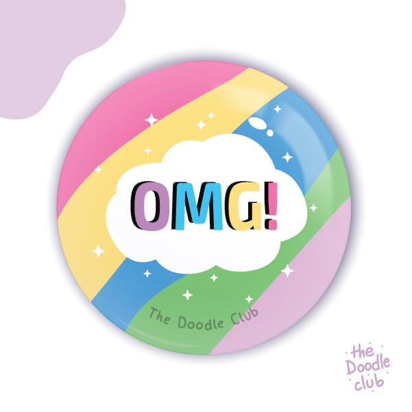 OMG Rainbow - Badge
