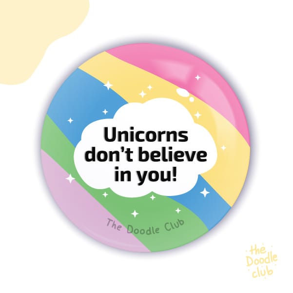 Unicorn Rainbow - Badge