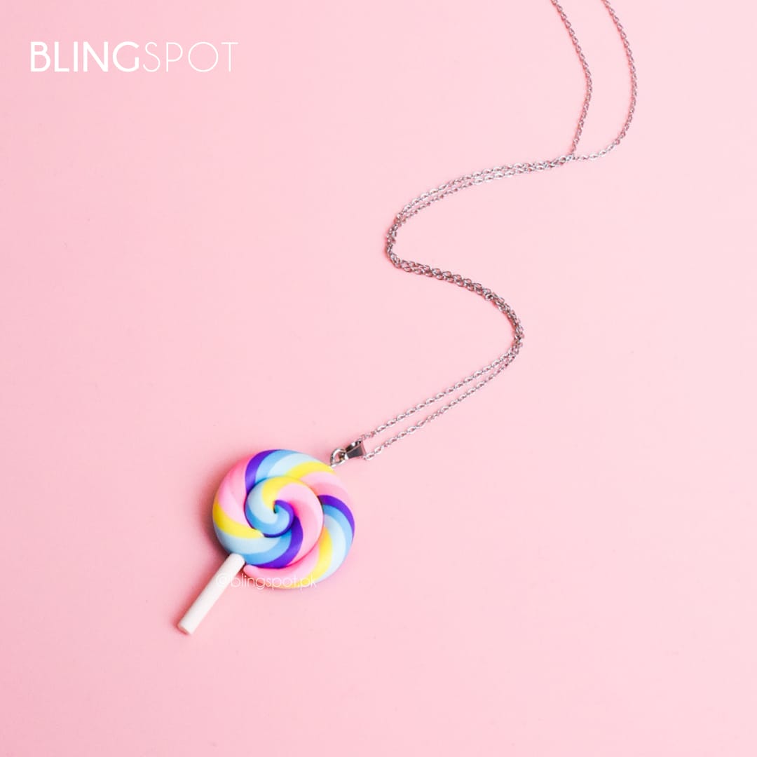 Swirl Lolly  - Necklace