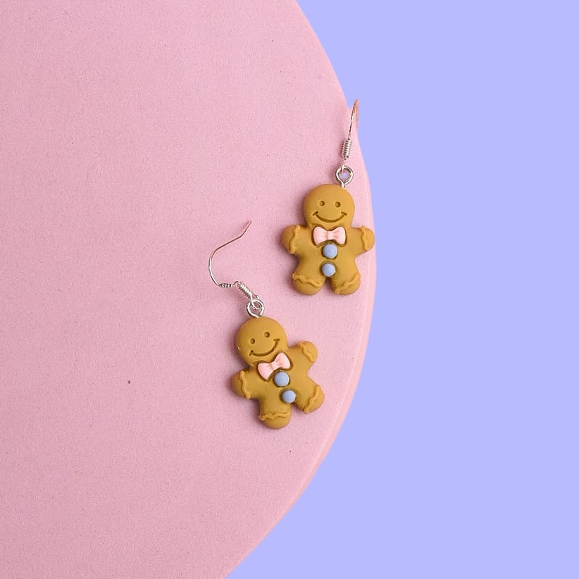 Gingerbread Man- Earrings