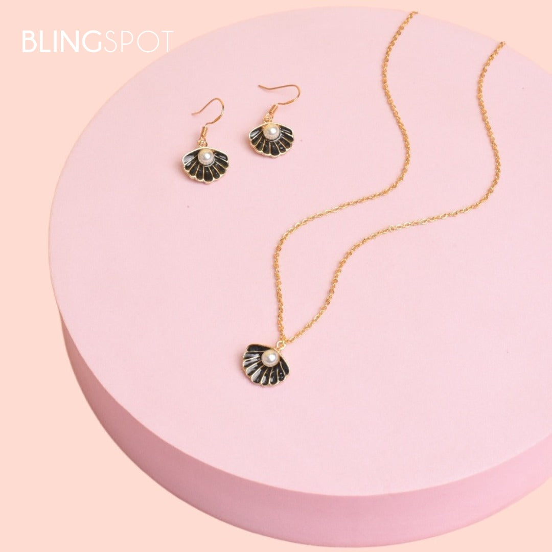 Black Pearl Shell - Jewelry Set