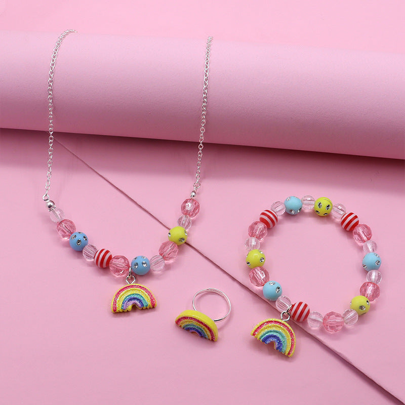 Rainbow Beads - Jewelry Set