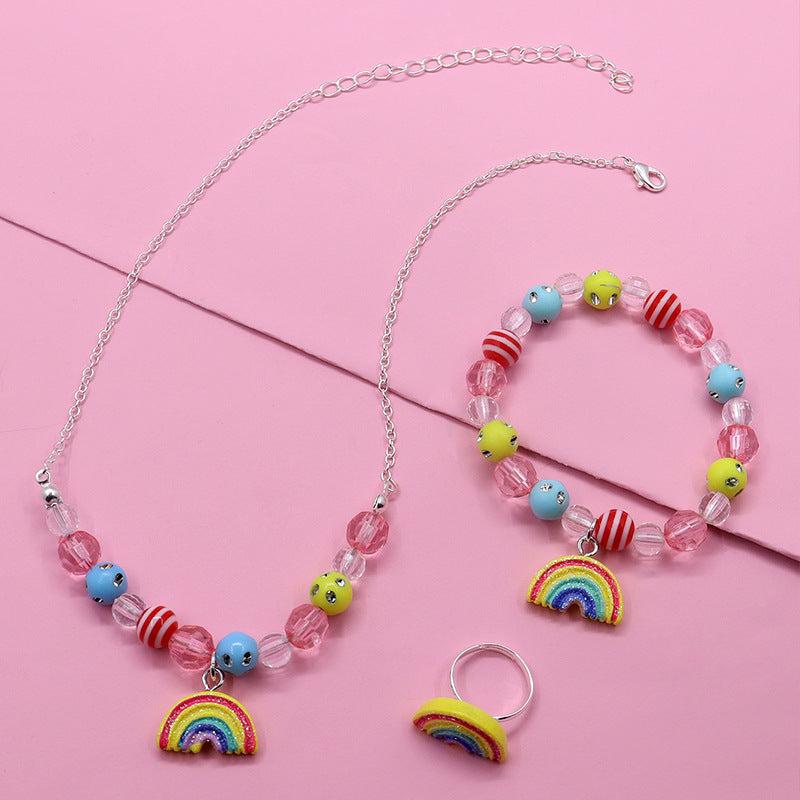 Rainbow Beads - Jewelry Set