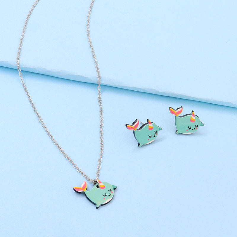 Unicorn Fish - Jewelry Set