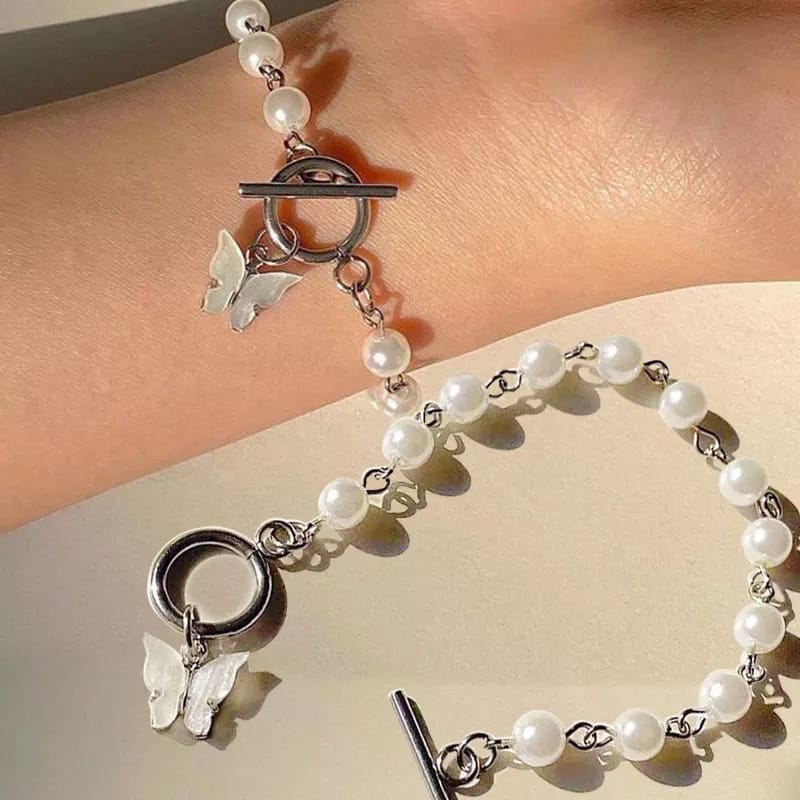 Pearl Butterfly - Bracelet