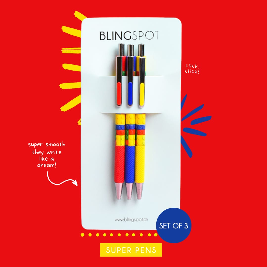 Legos Style 1 - Press Gel Pen Set