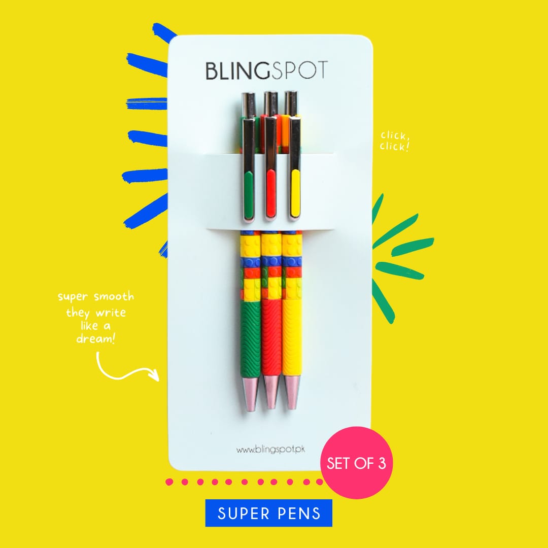 Legos Style 3 - Press Gel Pen Set
