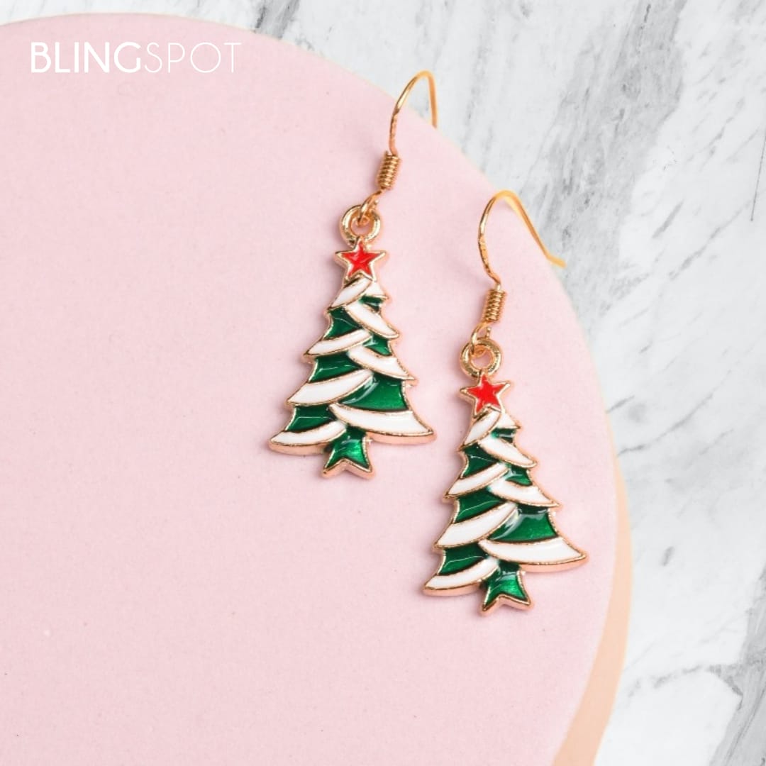 Christmas Tree - Earrings