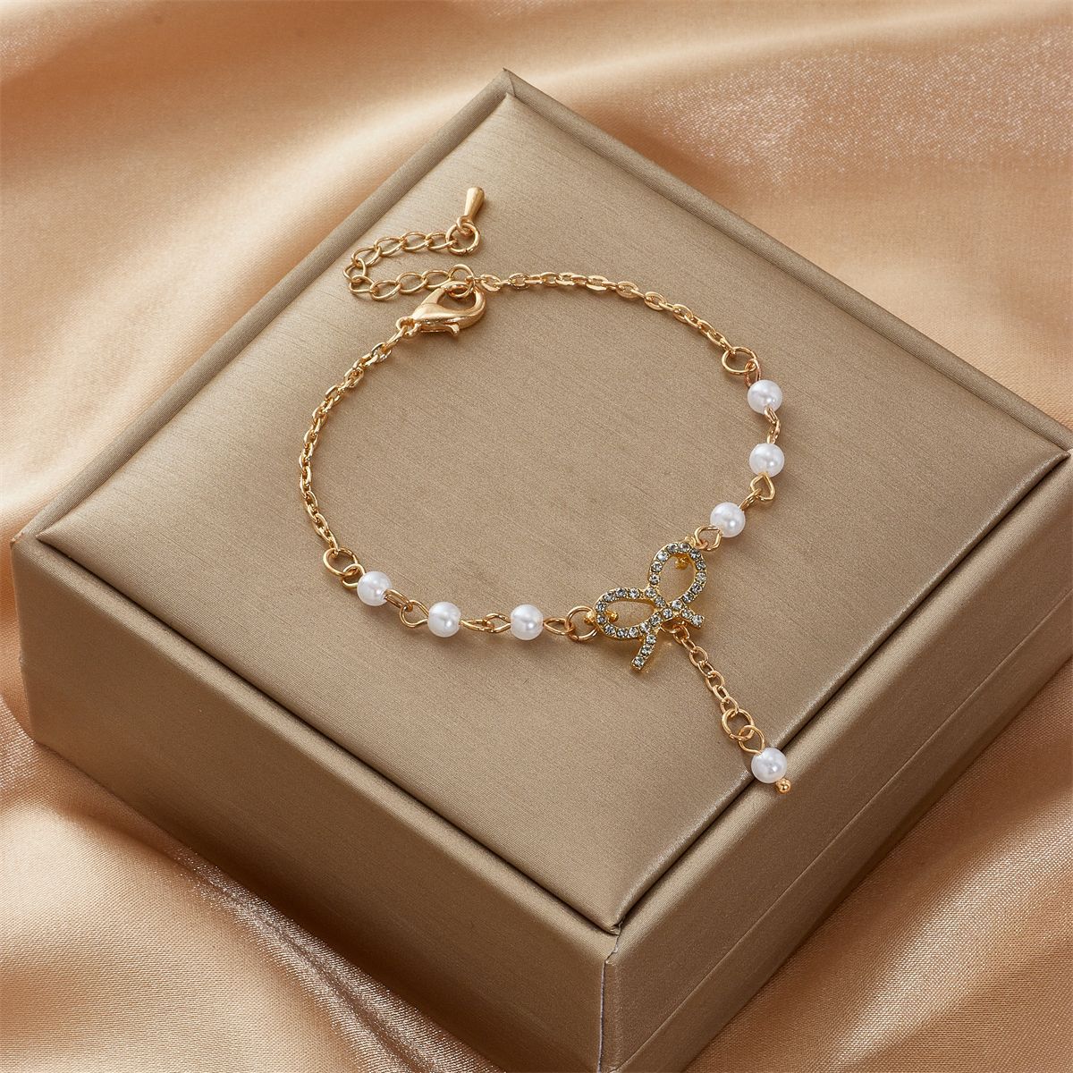 Bow & Pearl - Bracelet