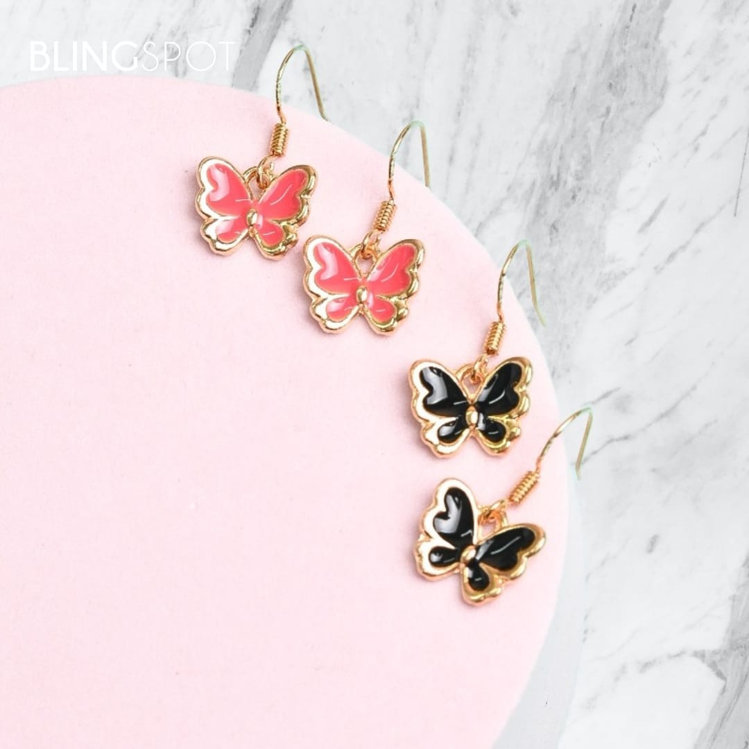 Glossy Butterfly 3 - Earrings
