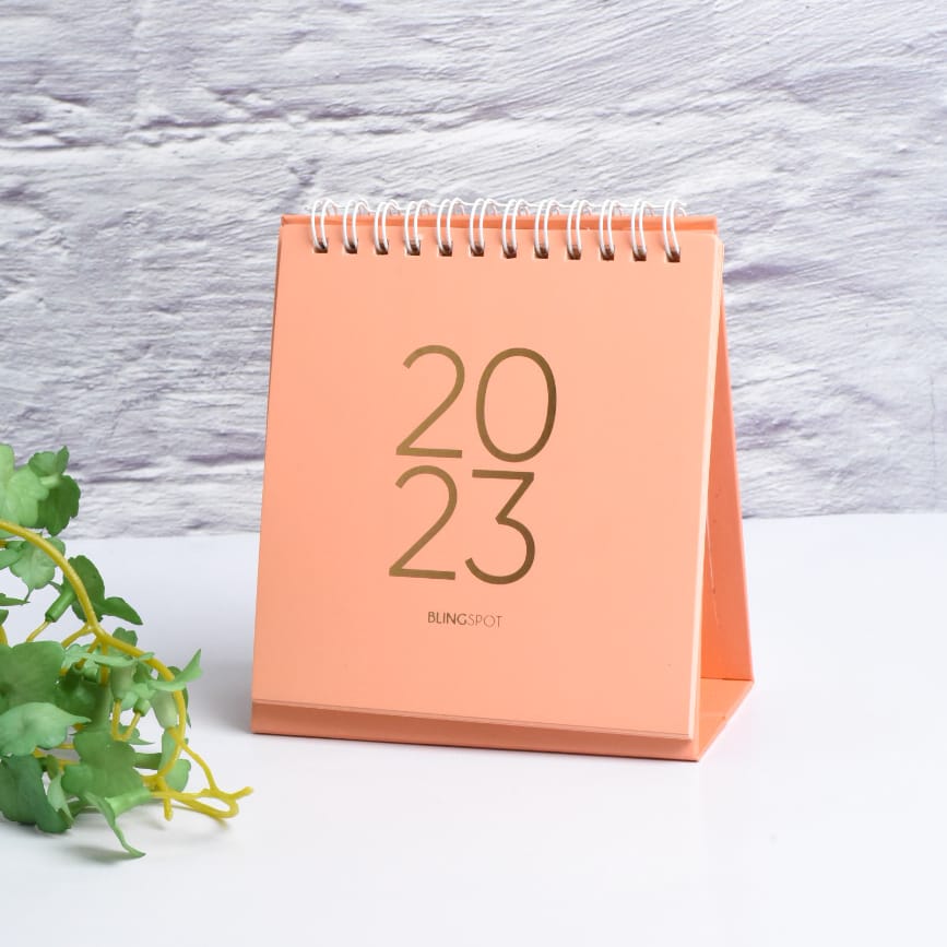 Quartz - 2023 Designer Spiral Desk Calendar