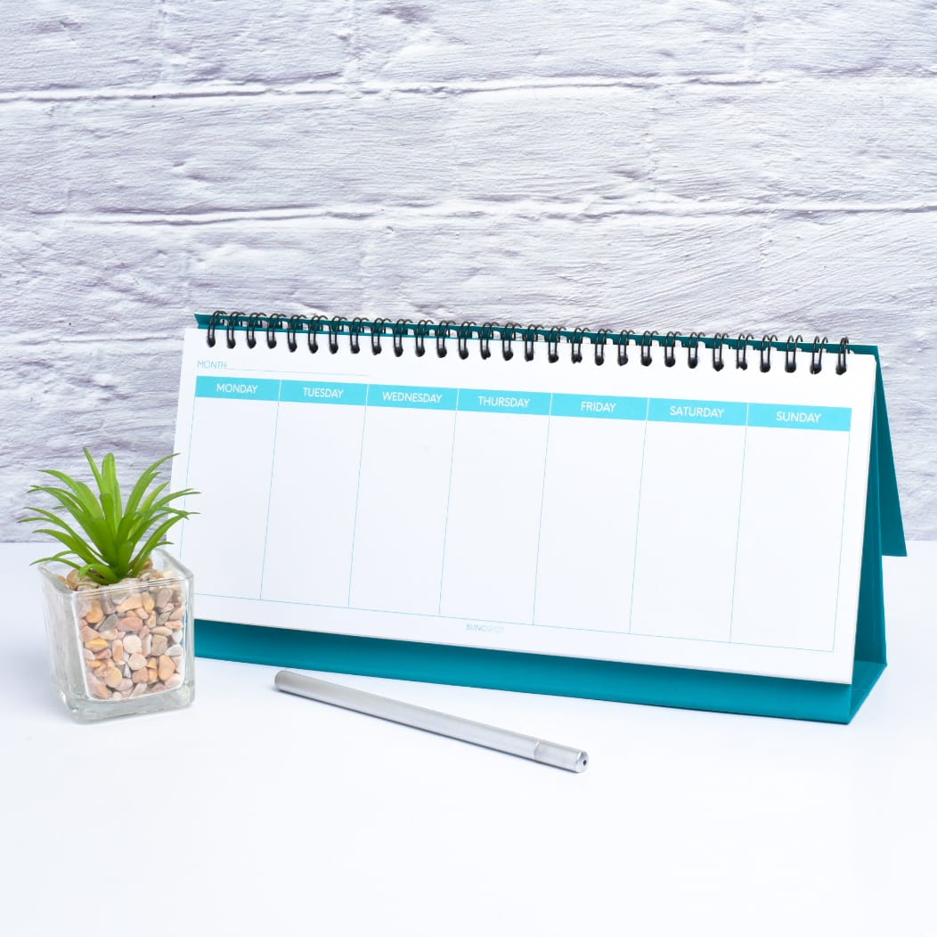 Seaweed - Spiral Weekly Desk Planner