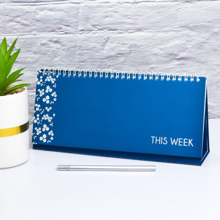 Daisy - Spiral Weekly Desk Planner