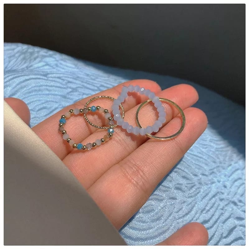 Beaded Ring Set - Style 1