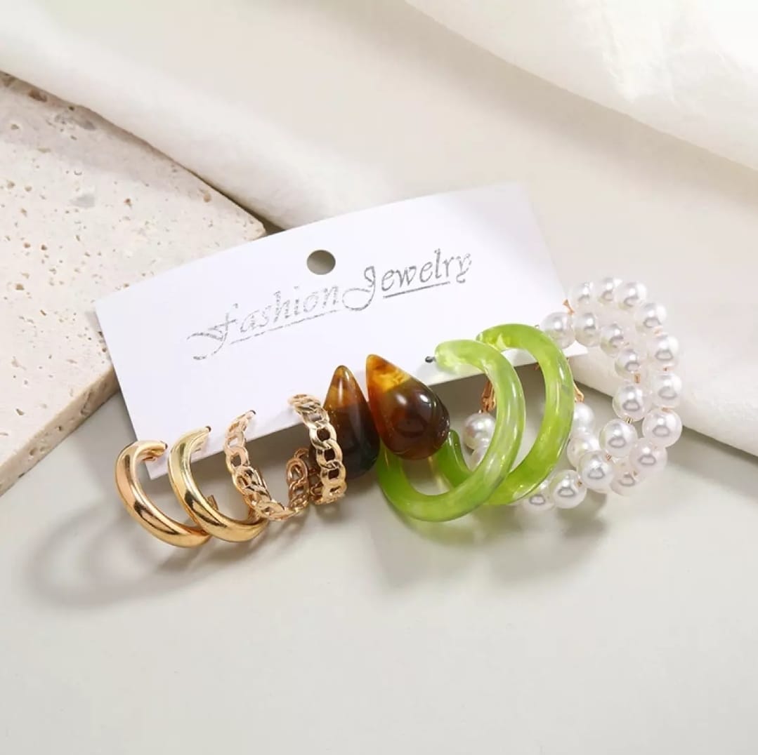 Fancy Hoops Style 4 - Earring Set