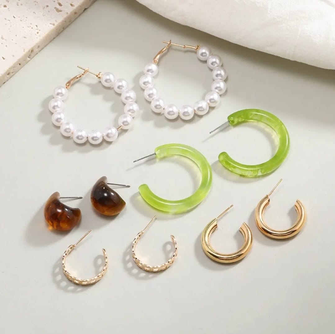 Fancy Hoops Style 4 - Earring Set