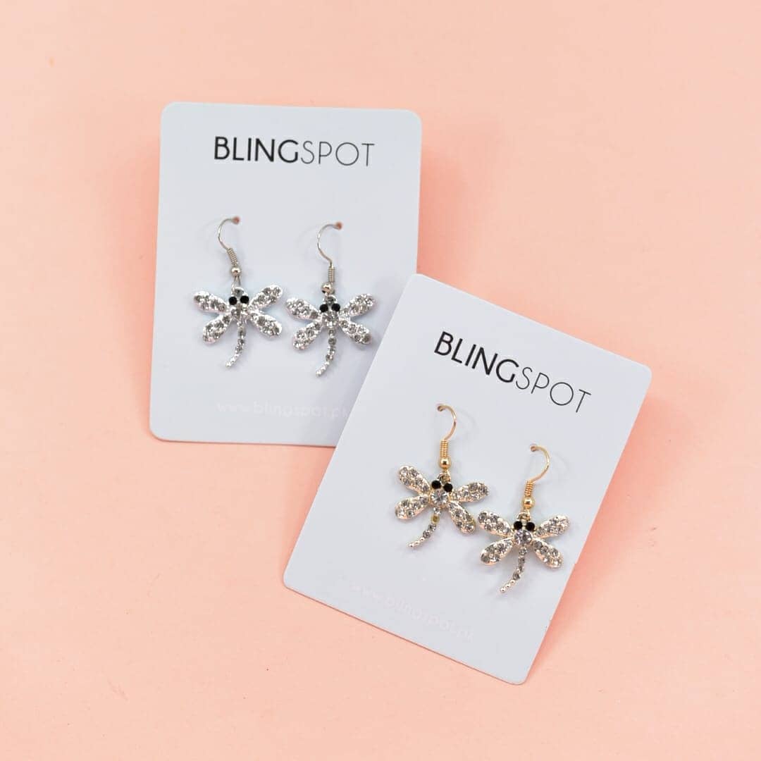 Sparkly Dragonfly - Earrings