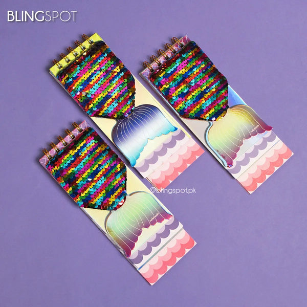 Mermaid  Multi Sequin Notepad
