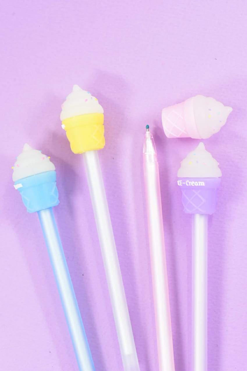 Ice-cream Cone - Gel Pen 