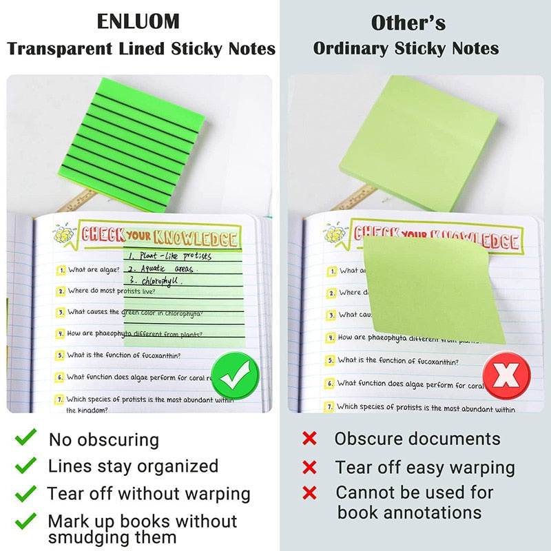 Translucent Square Sticky Notes