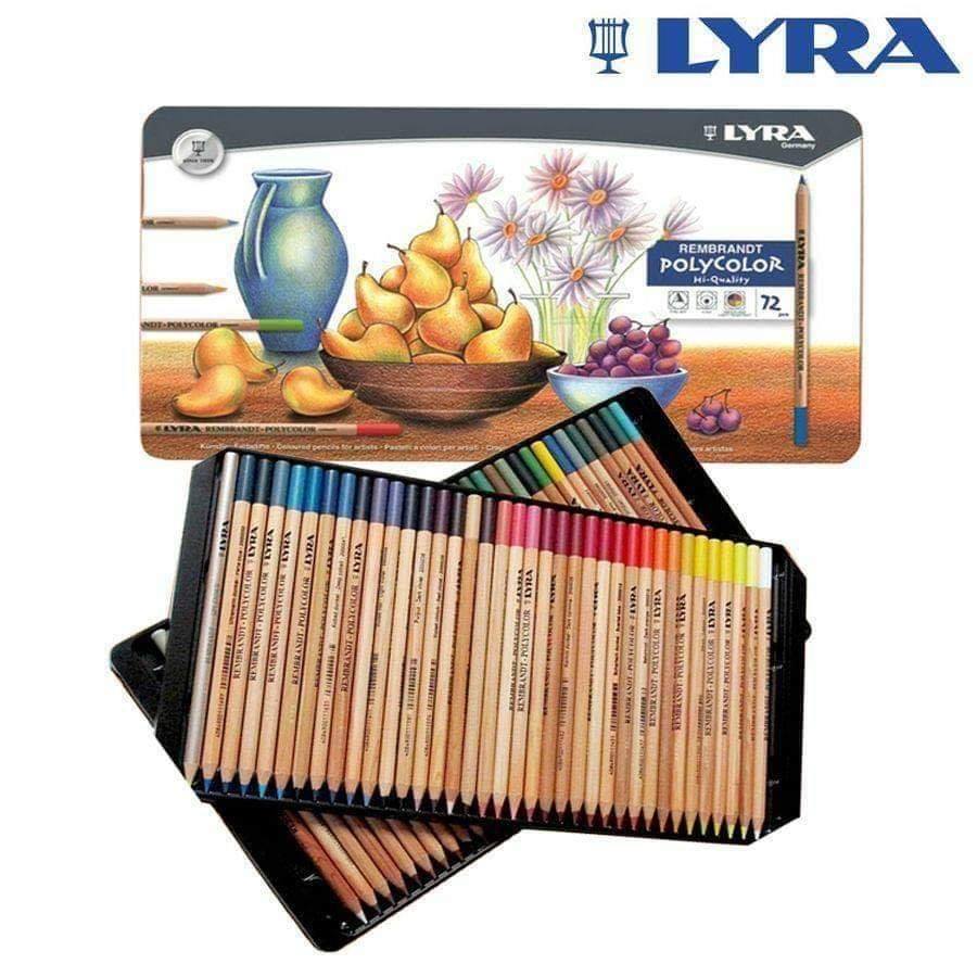 Lyra Rembrandt Poly Color Pencils In Metal Box