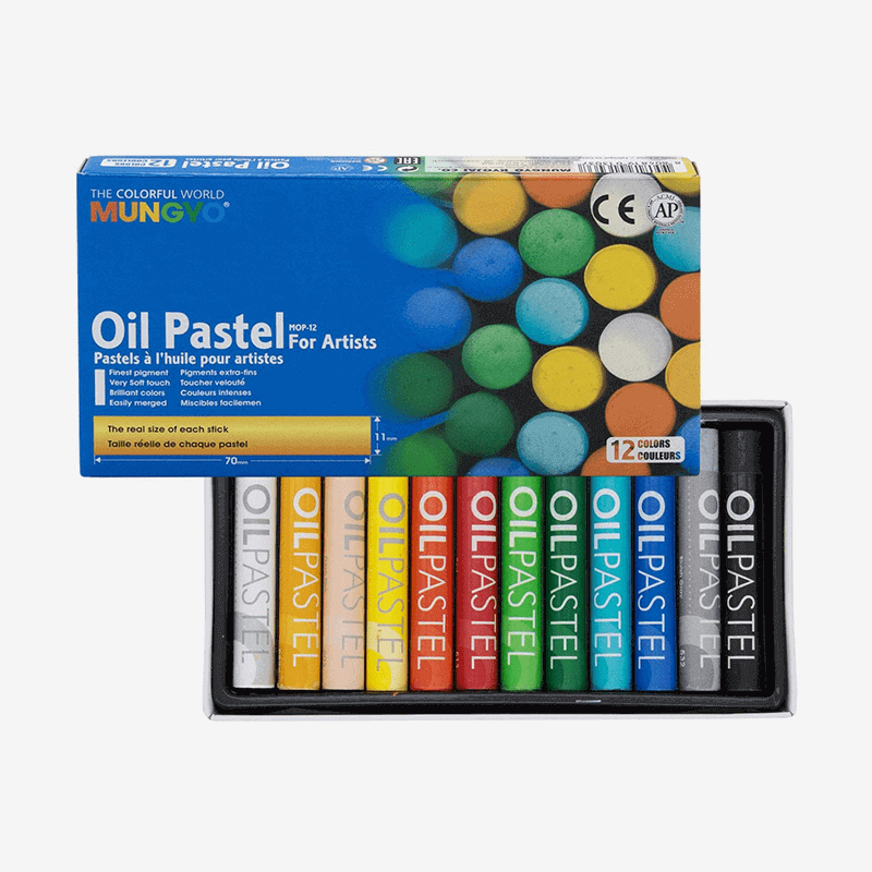 Neon Oil Pastels, 12 Assorted Colors, 12/pack | Bundle of 5 Packs