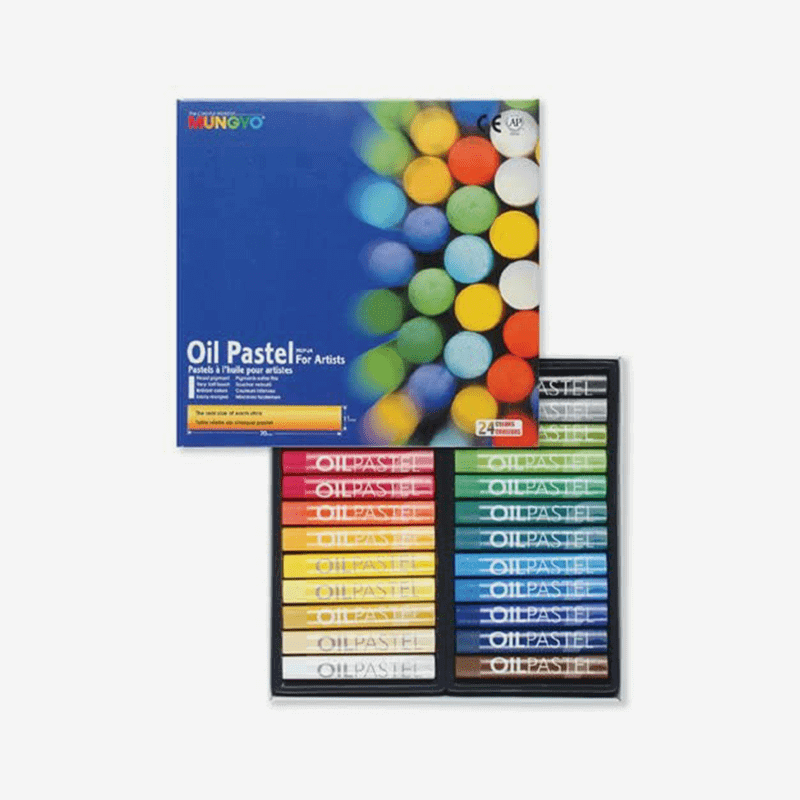 Mungyo Oil Pastels Color Set Of 24 Pieces