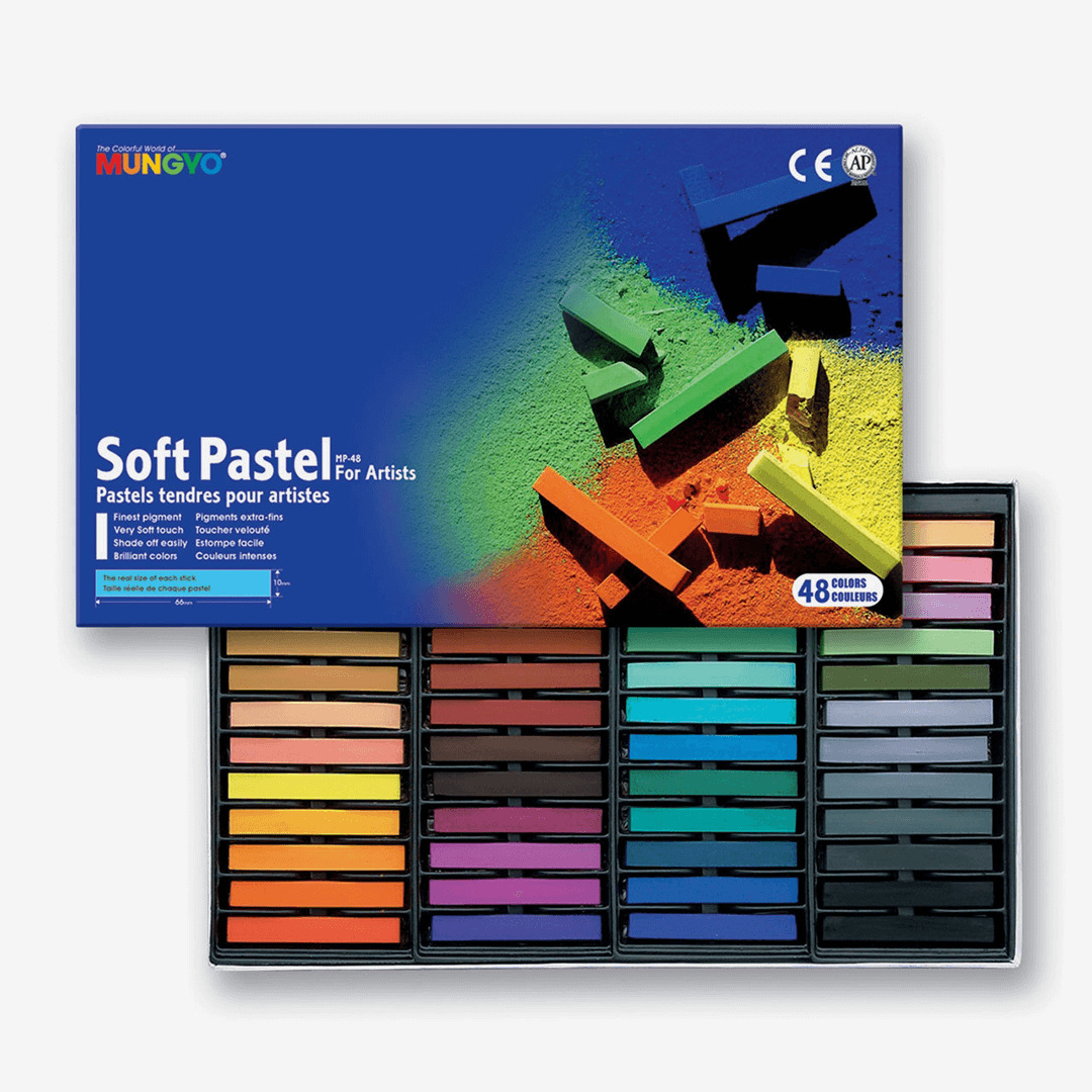Mungyo Soft Pastels Assorted Color Pack Of 48