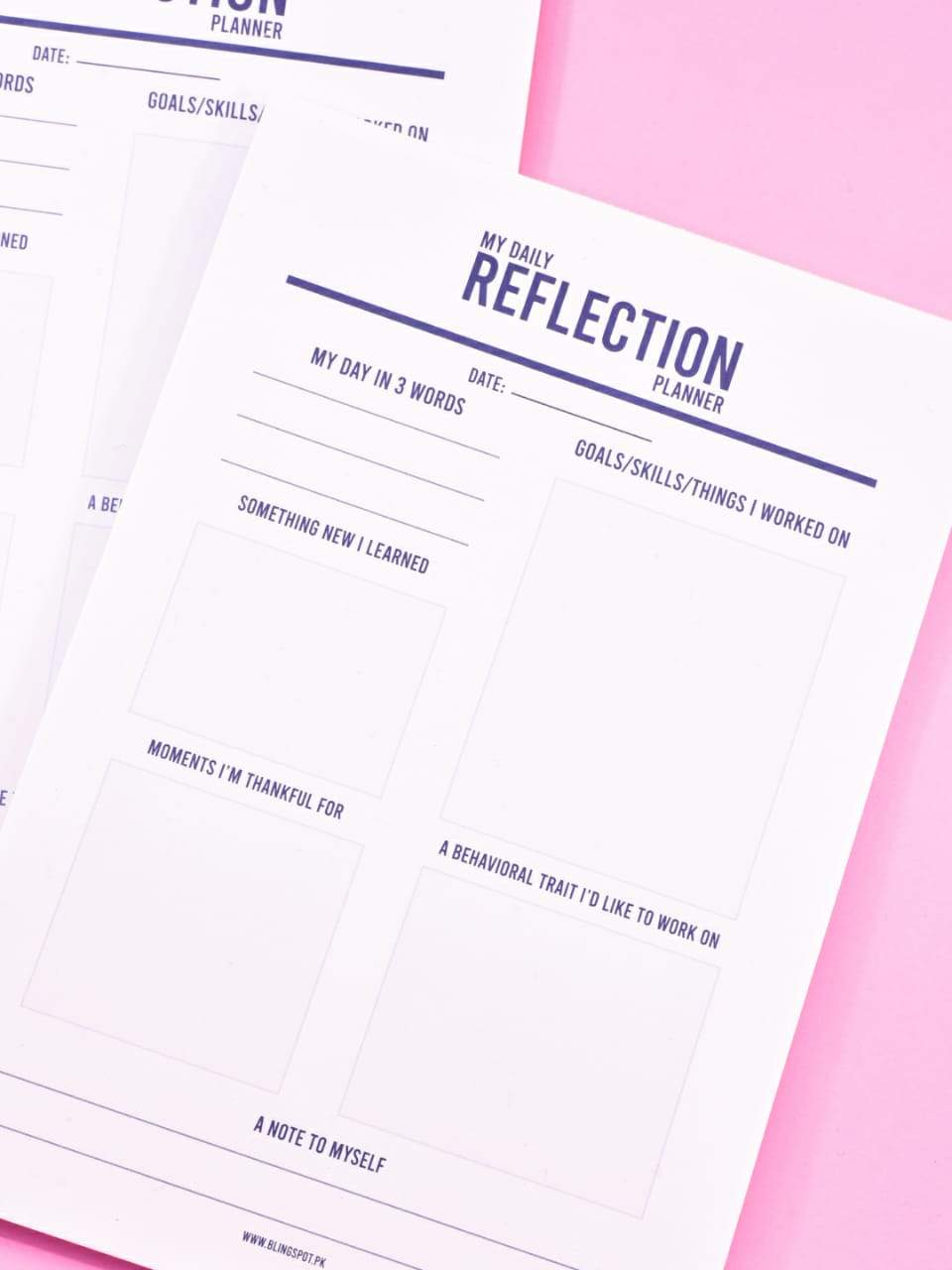 My Daily Reflection Planner - Notepad 