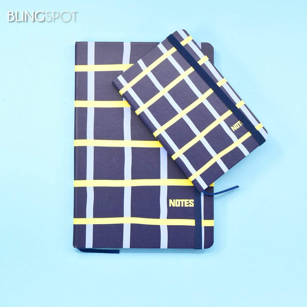Navy Grid Style - Journal 