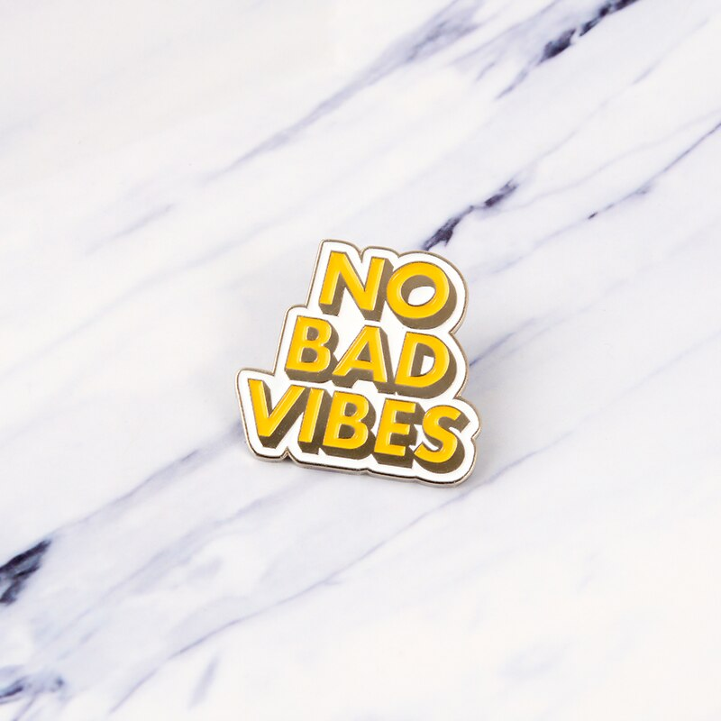 No Bad Vibes - Enamel Pin