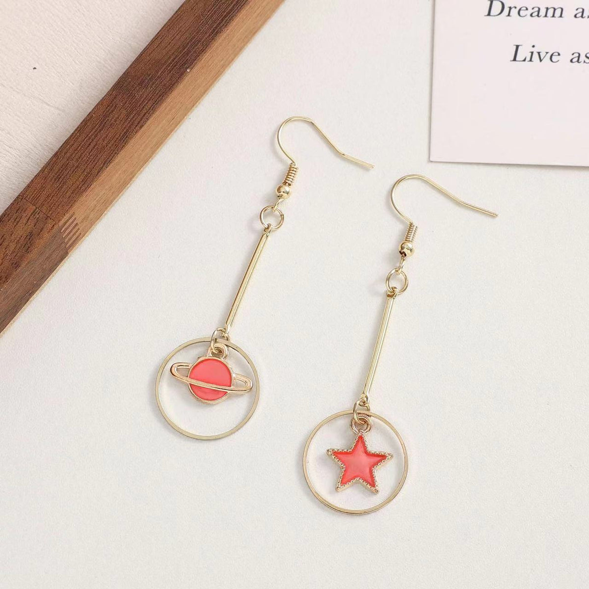 Planet &amp; Star Earring - Style 4