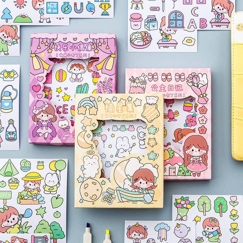 Kawaii Girl Sticker Set - Style 2