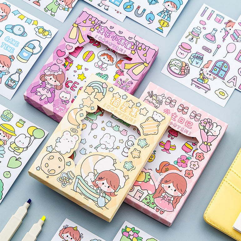 Kawaii Girl Sticker Set - Style 2