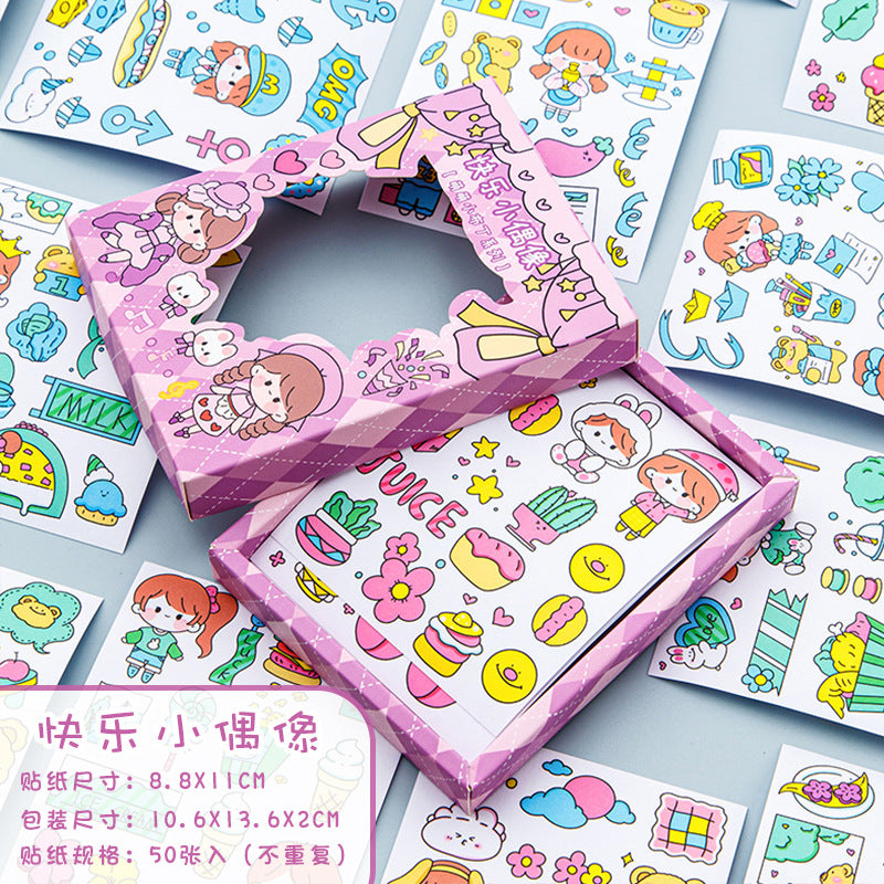 Kawaii Girl Sticker Set - Style 2