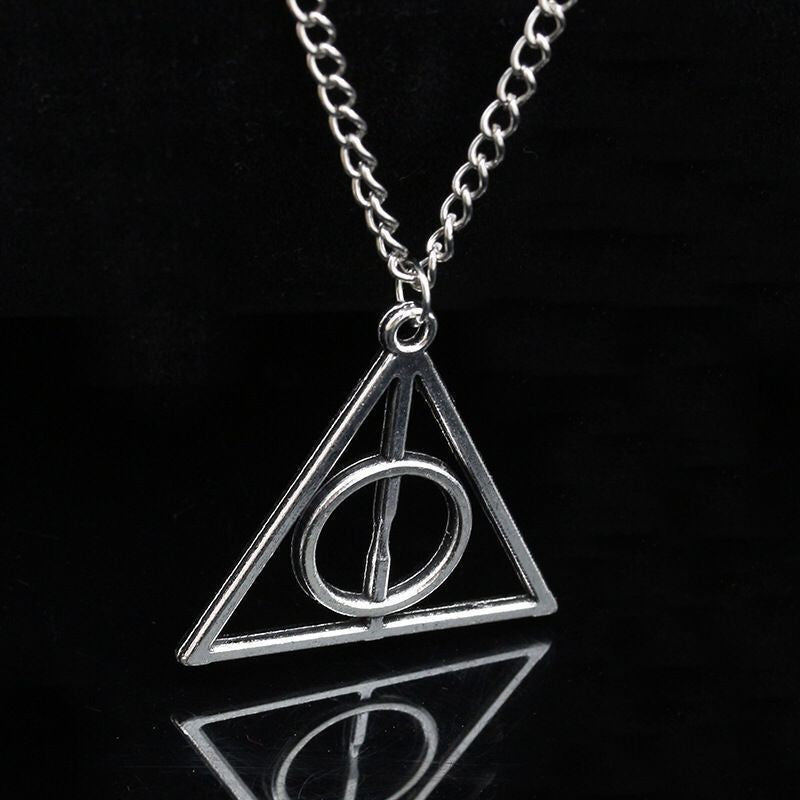 Stylewell Harry Potter Merchandiser Deathly Hallow Halloween Triangle  Locket Pendant Chain Silver Stainless Steel Pendant Set Price in India -  Buy Stylewell Harry Potter Merchandiser Deathly Hallow Halloween Triangle  Locket Pendant Chain