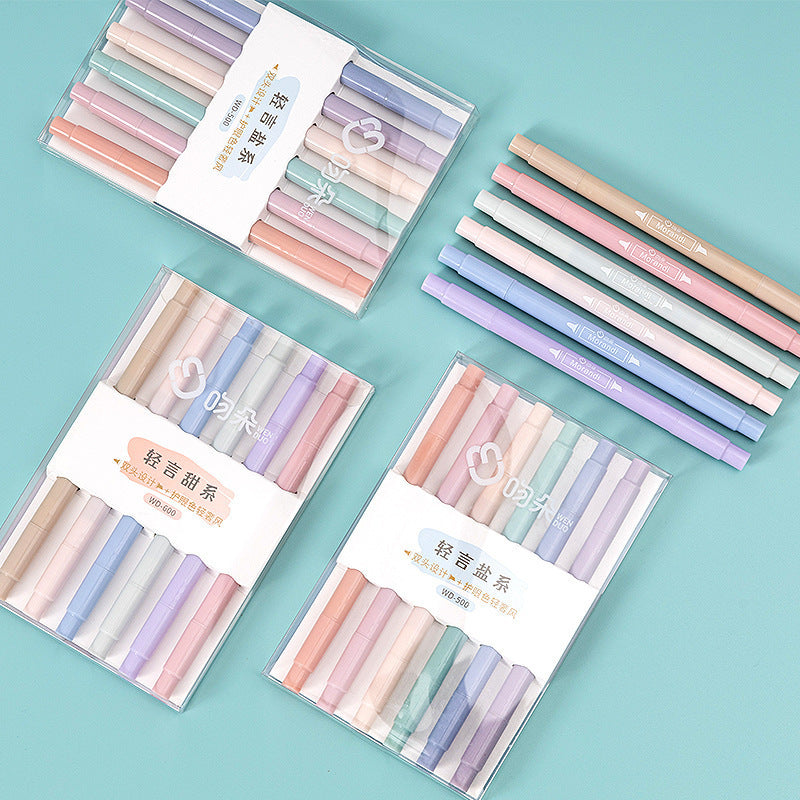 Macaron Basic Colors Highlighters Set Of 6 - Style 2