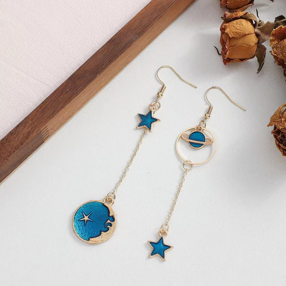 Planet Moon & Star Earring - Style 3