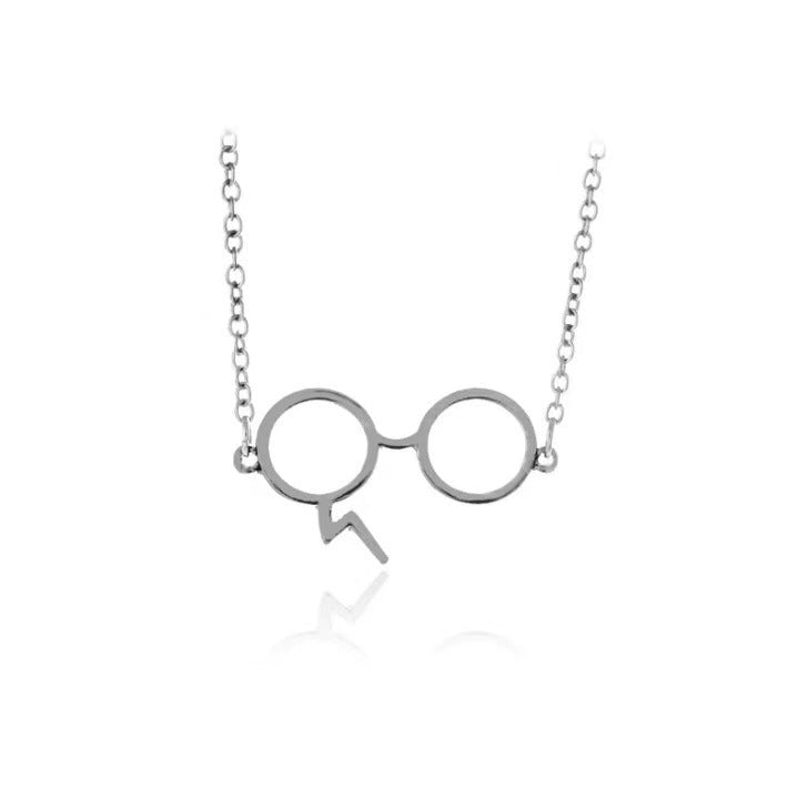 Vintage Harry Small Glasses - Necklace