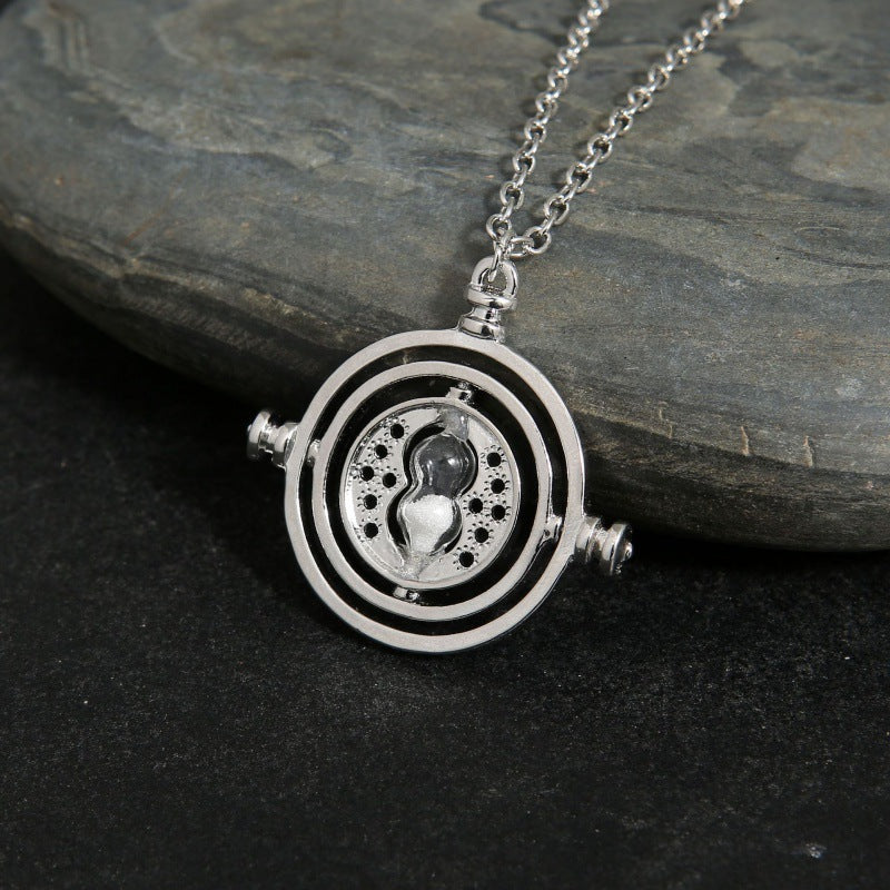 Harry Potter Small Time Glass Necklace Sand