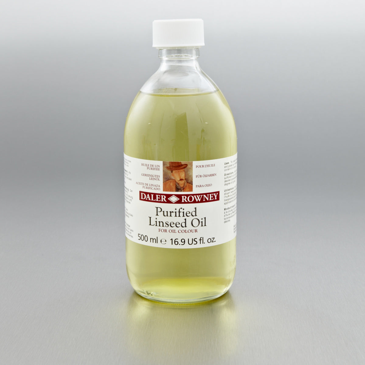 Daler Rowney Purified Linseed Oil 500ml Bottle