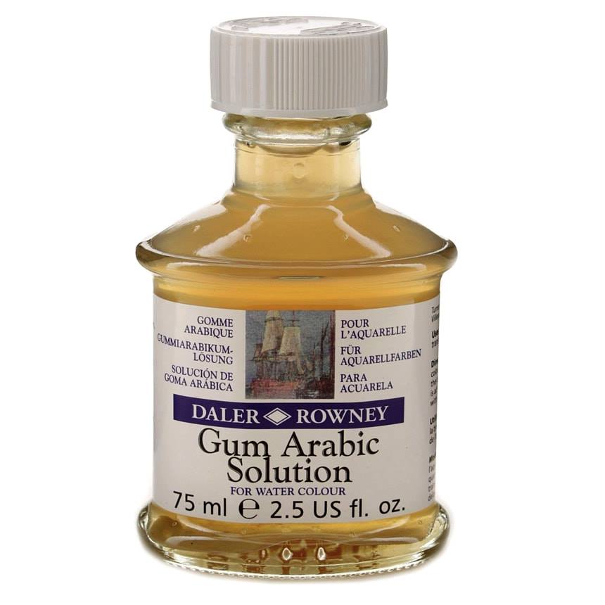 Daler Rowney Gum Arabic Solution 75ml Bottle for Watercolor
