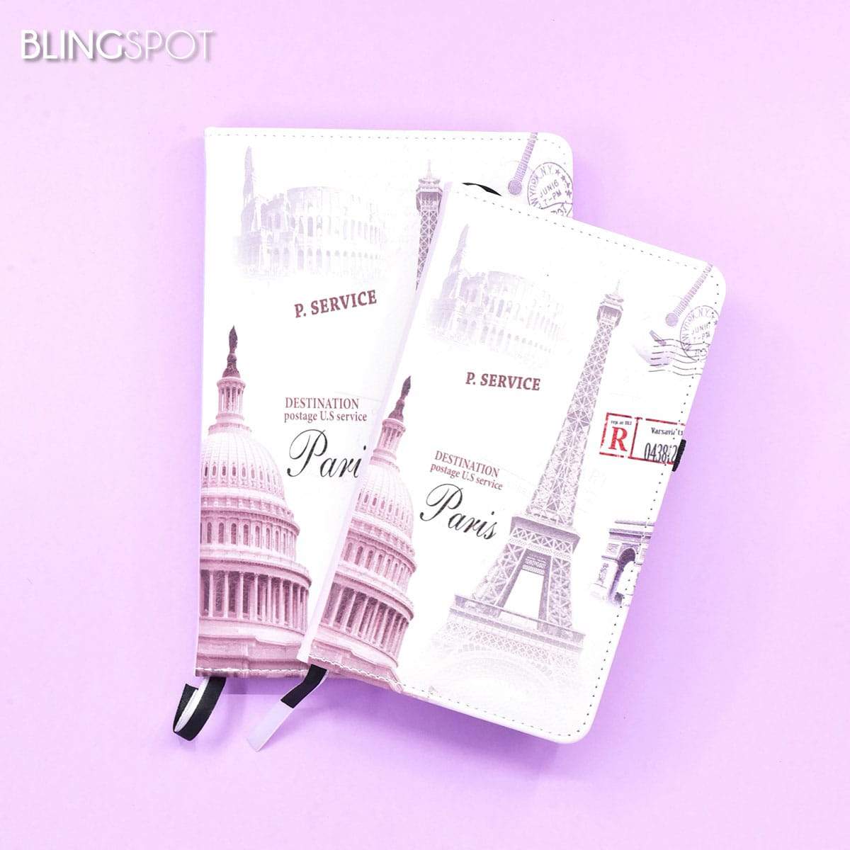 Paris Series Cushioned Cover Journal Style 2 