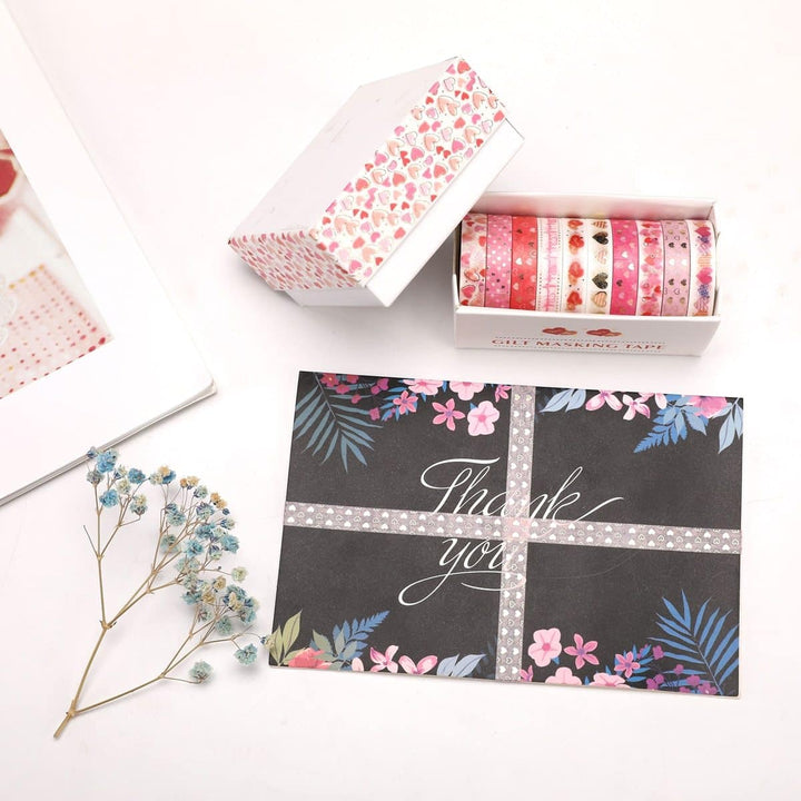 Patterned Gold Foil Washi Tapes Set 