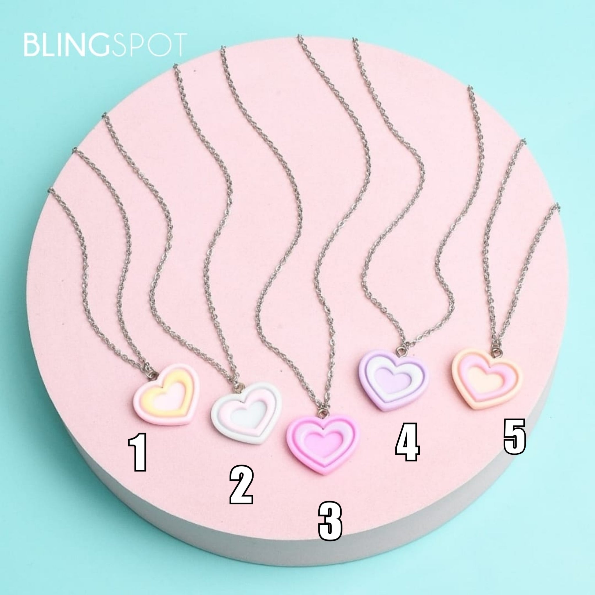 Pastel Heart - Necklace